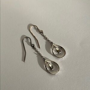 Classic Silver Teardrop Earrings